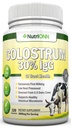 Colostrum - 1000mg - 120 kapslar - 30% IgG - Icke-GMO US Dairy - First Milking Bovine Colostrum - Låg värmebearbetad - Bra för GI Tract Health - Immun Support - Ben- och muskelhälsa