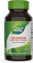 Naturens Way Selenium, icke-jästkälla, potent antioxidant, 100 kapslar (Packaging May Vary)