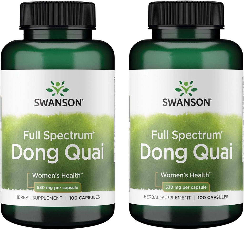 Swanson Dong Quai 530 Milligram 100 kapslar (2 Pack)