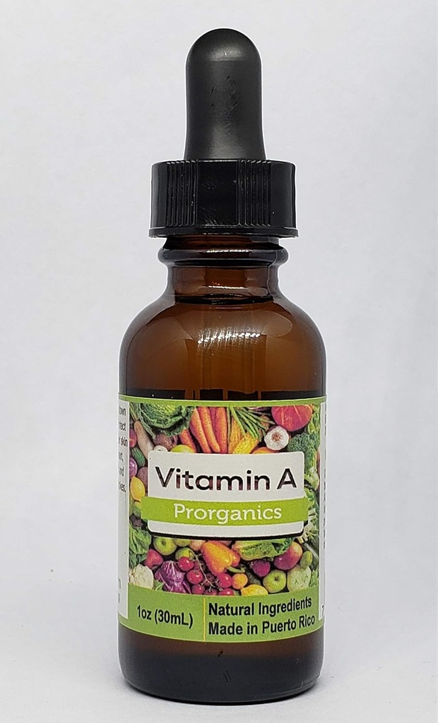Sällsynta 1oz Organic Liquid Vitamin A av Prorganics.