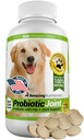 Fantastisk probiotika för hundar eliminerar diarré och gas med Hip Joint Pain Relief, 120 Chews