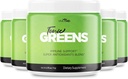 Tonic Greens Vitamin Boost Supplement Officiell Formel - Natural Green Blend Energy Supplement Extra Strength med BCAA, L-Glutamin, Vitamin B6, Revolutionary Energy Fix Solution Reviews (5 Pack)