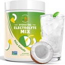 Electrolyte Powder - Sugar-Free Hydration Mix med Magnesium, kalium, kalcium och natrium | Zero Carb Electrolyte Drink för muskelåterhämtning, krampavlastning och energi | 90 portioner