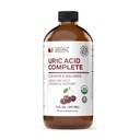 Komplett naturliga produkter Uric Acid Complete - 8oz Liquid Supplement för att stödja urinsyra rengöring, njurhälsa och cirkulation med Apple Cider Vinegar, Tart Cherry och Beet Root.