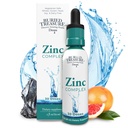 Begravd skatt Zink Komplexa droppar - 30 portioner, 2 m oz, Effektiv och biotillgänglig Ionic Zink Supplement