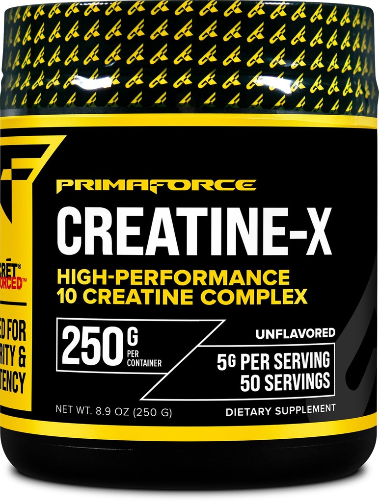 Primaforce Creatine-X 250 Grams - Högpresterande 10 Kreatinkomplex - Osmakad