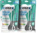 Pet Eyez-Dog Tear Stain Remover - Tear Stain Remover för hundar - Hund Eye Care - Hund Behandlar med Astaxanthin, Blueberry Fruit Powder, Lutein, Grain Free, All-Natural Protein (Lamb-2 Pack)