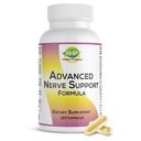 Avancerad Nerve Support Formel. Perifer neuropati tillskott med Alpha Lipoic Acid för hälsosam nervreparation och funktion. Maximal styrka Formel, 120 kapslar