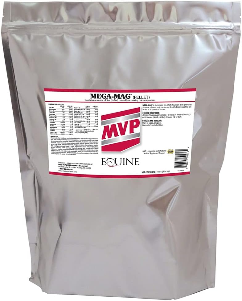 Mega-Mag (10lb) Balanserad multivitamin / mineraltillskott för Alfalfa Hay Diets