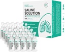 BASE LABORATORIES 3% Saline Lösning för Nebulizer Machine | Saline Lösning för Inhalation & Nasal Irrigation | Hög 3% Koncentration l 25 Vials 5ml Unit Dose