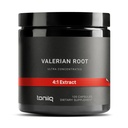 Valerian Root Capsules - Ultra High Potency 4:1 Extract - Mycket koncentrerad - Tredjeparts Lab Testad - 120 kapslar