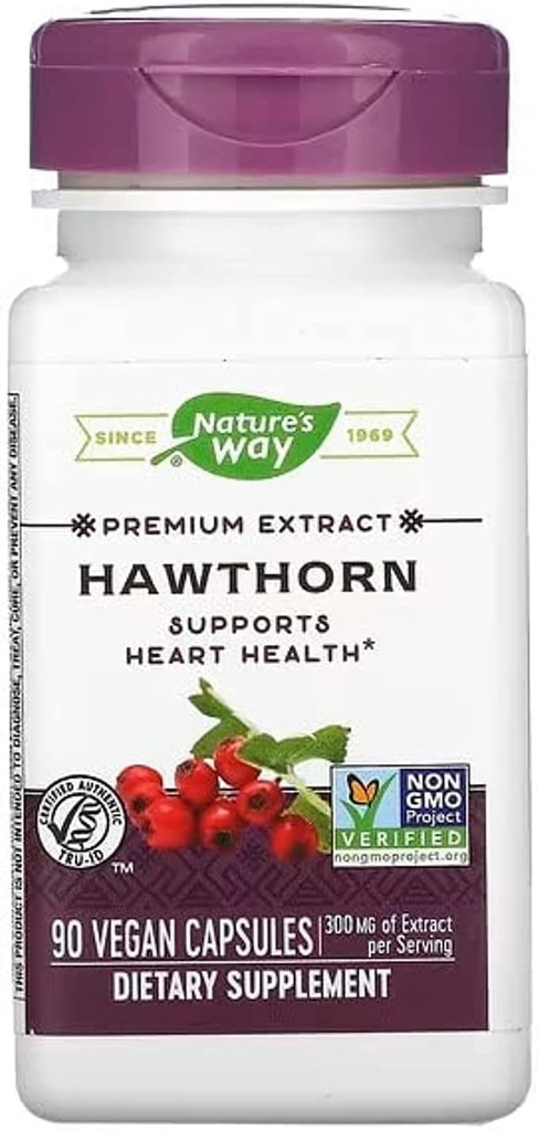 Naturens sätt Hawthorn Berries, 90 kapslar (Pack of 2)