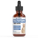 Cat Multivitamin - Stöder Immune Health, Skin, Coat, Heart Health & More - Cat Vitaminer - Cat Supplements & Vitaminer - Cat Vitaminer för inomhuskatter - Kitten Vitaminer - Cat Immune Support - (1)