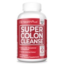 Health Plus Super Colon Cleanse 60 Day Supply of Gentle Gut Cleanse Detox, Psyllium Husk, Probiotics for Constipation Relief & Digestive Support, 240 kapslar