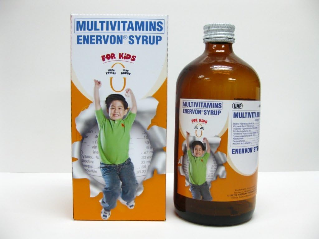 2 Enervon Syrup Multivitaminer (2 x 120 ml)