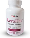 KeroHair Complete Supplement with Vitamins and Biotin I 60 Capsules for Strong and Healthy Hair Growth - Prevents Hair Loss | Approved* Enriched with Extra Biotin and Vitamin B