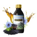 Hemani Black Seed Oil 60ml - Pure Premium Cold-Pressed Nigella Sativa Black Cumin Oil för Digestive Health, Immune System Support. Naturlig källa till Thymoquinone