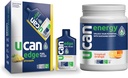 UCAN Pineapple Edge Energy Gel & Orange Energy Powder - Bra för körning, träning, fitness, cykling, Crossfit & More | Sugar-Free, Vegan och Keto Friendly Energy Supplement