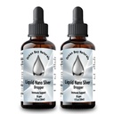 Flytande Nano Silver | Mer Absorberbart än kolloidalt silver | 10ppm | Twin Pack | 1oz Dropper
