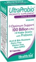 HealthAid UltraProbio, 100 miljarder 30ct Once Daily Capsules, Optimum Support, 100 miljarder med prebiotisk, syra och bilresistent, icke-GMO