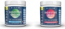 BIOHM Essential Bundle, Digestive Reds och Greens, Superfood Powder, Antioxidanter, Vitaminer, Probiotika, Digestive Health för män och kvinnor, Digestion Supplement med Enzymes, 30 Servings Varje