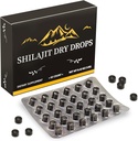 Shilajit Pure Himalay Resin Dry Drops Tablets |Himalaya shilajit, Immune Support,Pure Natural shilajit | 85+Trace Minerals & Fulvic Acid for Energy, Pure Himalayan Resin 60 Tablets (1 Pack)