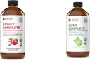 Fullständiga naturliga produkter njur komplett 12oz & lever komplett 16oz Bundle