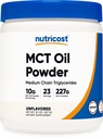 Nutricost Premium MCT Oil Powder .5LBS - Bäst för Keto, Ketosis och Ketogenic Diets - Zero Net Carbs, Non-GMO och Gluten Free
