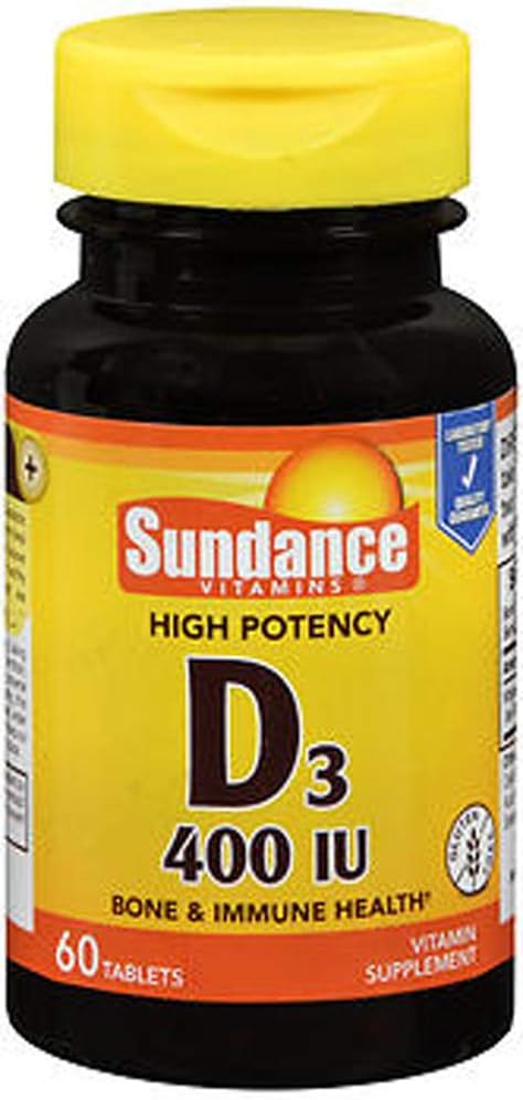 SunDance Vitamins D3 400 IE, 60 tabletter Varje (2)