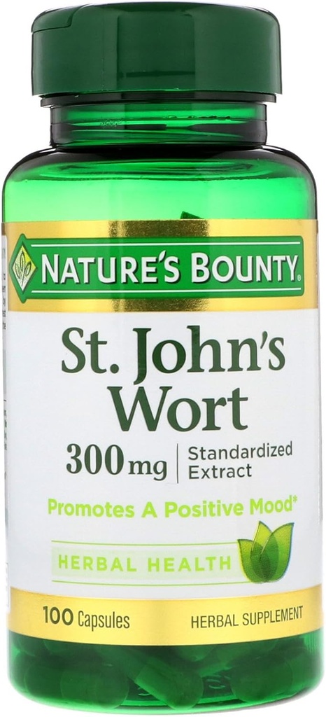 Naturens Bounty St John's Wort, 300mg, 100 kapslar