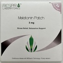 Respro Labs Natural Melatonin Patch, 3 mg (per Patch) Kontinuerlig frisättning - 24 Patches