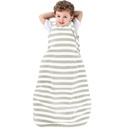 Ecolino Organic Cotton Baby Sleep Sack - 2-Way Zipper Baby Wearable Blanket - Toddler Sleeping Bag Sack - 18-36 månader - Silver
