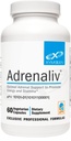 XYMOGEN Adrenaliv - Adrenal Support Supplement för att främja kroppens svar på stress, främja energi och uthållighet - Rhodiola Rosea, Eleuthero, Adrenal Complex, Licorice, Vitamin B6 (60 kapslar)