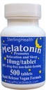 Melatonin 500 räkna 10mg Snabbupplös Vegan Super Styrka