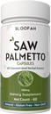 Saw Palmetto Capsules 500mg | 10:1 Koncentrerad extrakt | Serenoa Repens Herbal Supplement | Non-GMO, Gluten-Free Easy-to-Take Capsules (60 greve av 1)