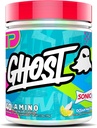 GHOST Amino: Essential Amino Acid Supplement, Sonic Ocean Water - 40 portioner - Intra-Workout pulver för hydrering och återhämtning 4,5 g BCAA & 5,5g EAA - Soy & Gluten-Free, Vegan