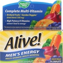 Naturens väg levande! Mäns energi kompletta multivitamin, hög styrka B-vitaminer, 50 tabletter