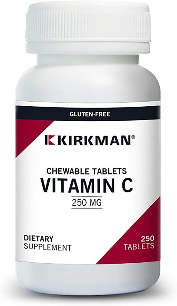 Kirkman Labs Vitamin C 250 mg Tabletter med Stevia-250 greve