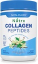 Collagen Peptides Powder Vanilla - Sugar Free, Non-Dairy Collagen Protein Powder - löser lätt, inga klumpar Collagen Pulver med Vital Proteins, Collagen Protein Supplements - av Nutrx
