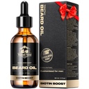 Waking Forest Beard Growth Oil - Biotin Sandalwood Oil med vitamin E, Rosemary & Castor för tjockare, mjukare, starkare skägg (2oz)