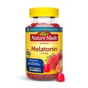 Nature Made Melatonin Gummies 2.5 mg, 100% Drug Free Sleep Aid för vuxna, Melatonin Supplement 130 Count, 130 Day Supply