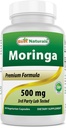 Bästa naturliga Moringa Superfood 500 mg 60 Veggie kapslar