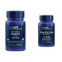 Life Extension Super Ubiquinol CoQ10 med PQQ, CoQ10, PQQ, shilajit, Heart Health & One-Per-Day Multivitamin - Packad med över 25 vitaminer, mineraler och växtextrakt