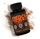 Koffeinpiller, alternativ till en energidryck, energigel eller energi Gummies, naturliga energitillskott, energipiller med Elderberry