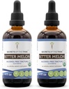 Secrets of the Tribe Bitter Melon USDA Organic | Alkoholfri extrakt, högpotens Herbal Drops | Made from 100% Certified Organic Bitter Melon (Momordica Charantia) Dried Fruit (2x4 oz)