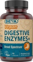 Deva Vegan Vitamins Digestive Enzymes Plus Supplement - En unik blandning av enzymer och örter - 90 kapslar, 1-pack