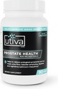 Utiva Prostate Health Supplement för Män - Naturformel för prostatafunktion och urinflöde - Beta-Sitosterol och Saw Palmetto Prostate Supplement - Tillverkad i Kanada, 90 Softgels