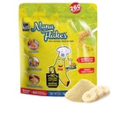 Nana Flakes 100% Pure Banana Flakes Food Powder 4 lbs - Great Source of Potassium & Fiber, för Digestive Health & Occasional Diarrhea, Meal Thickening - Natural & Soothing (4 lbs Bag)