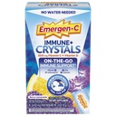 Emergen-C Immune Plus Crystals, On-The-Go Immune Support Supplement med Vitamin C, Vitamin D, B Vitaminer, Zink och Manganese, Berry Lemonade, Tillbaka till School Essentials - 28 Stick Packs