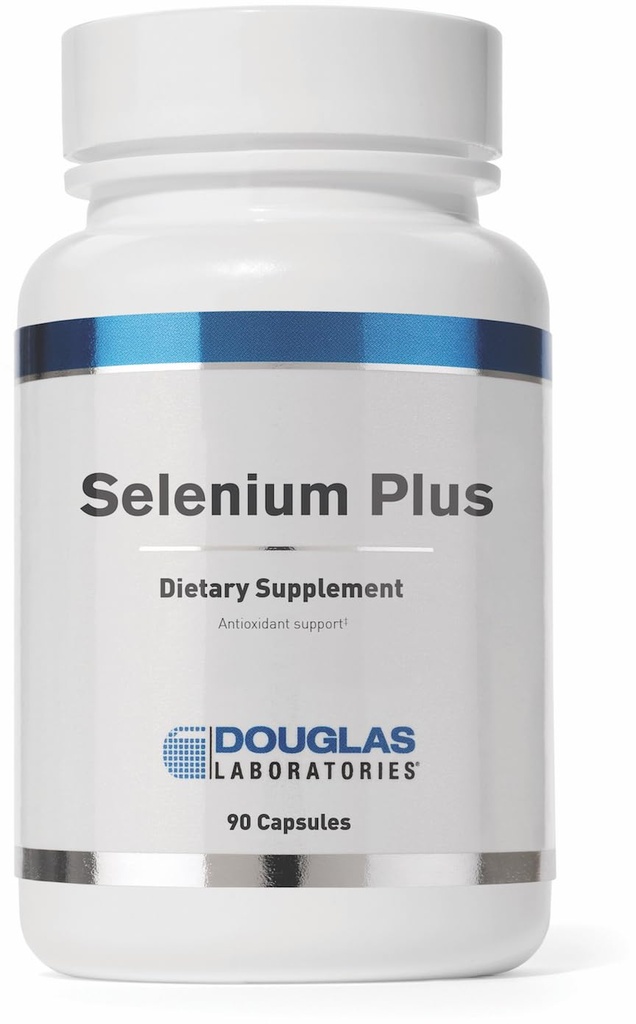 Douglas Laboratories Selenium Plus | Selen Supplement med vitamin E och C | 90 kapslar
